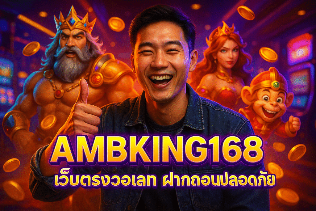 AMBKING168 เว็บตรงวอเลท ฝากถอนปลอดภัย