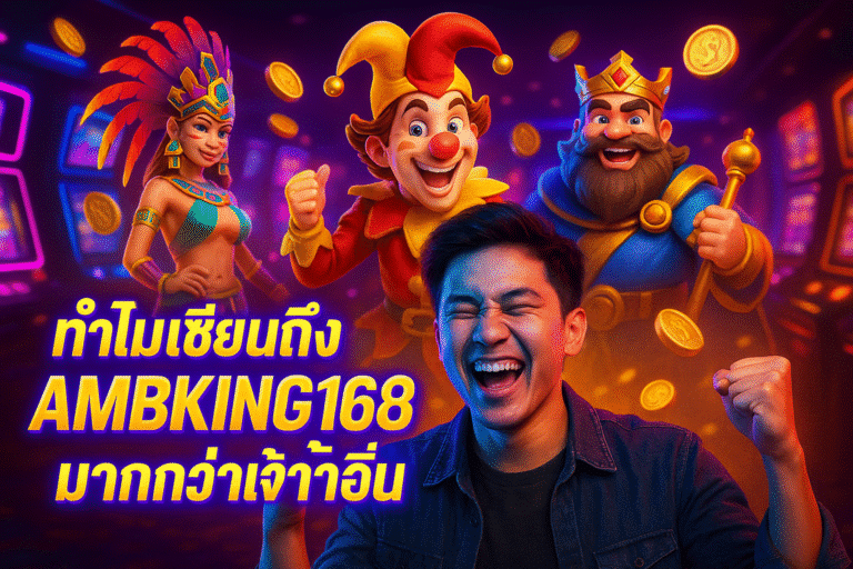 ทำไมเซียนถึงเลือก AMBKING168 มากกว่าเจ้าอื่น