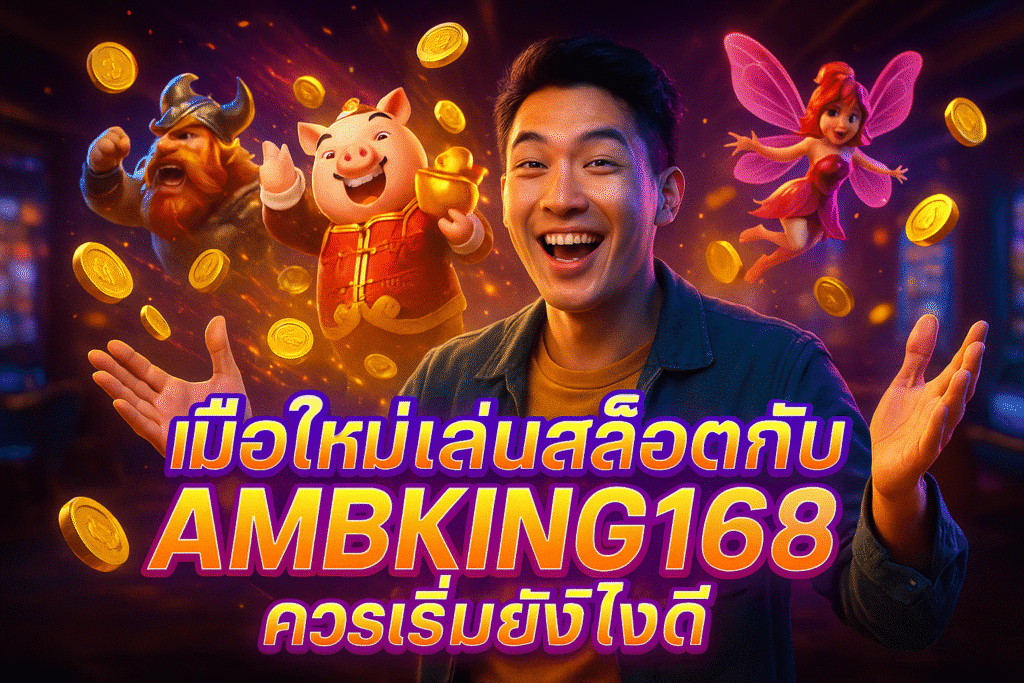 มือใหม่เล่นสล็อตกับ AMBKING168 ควรเริ่มยังไงดี