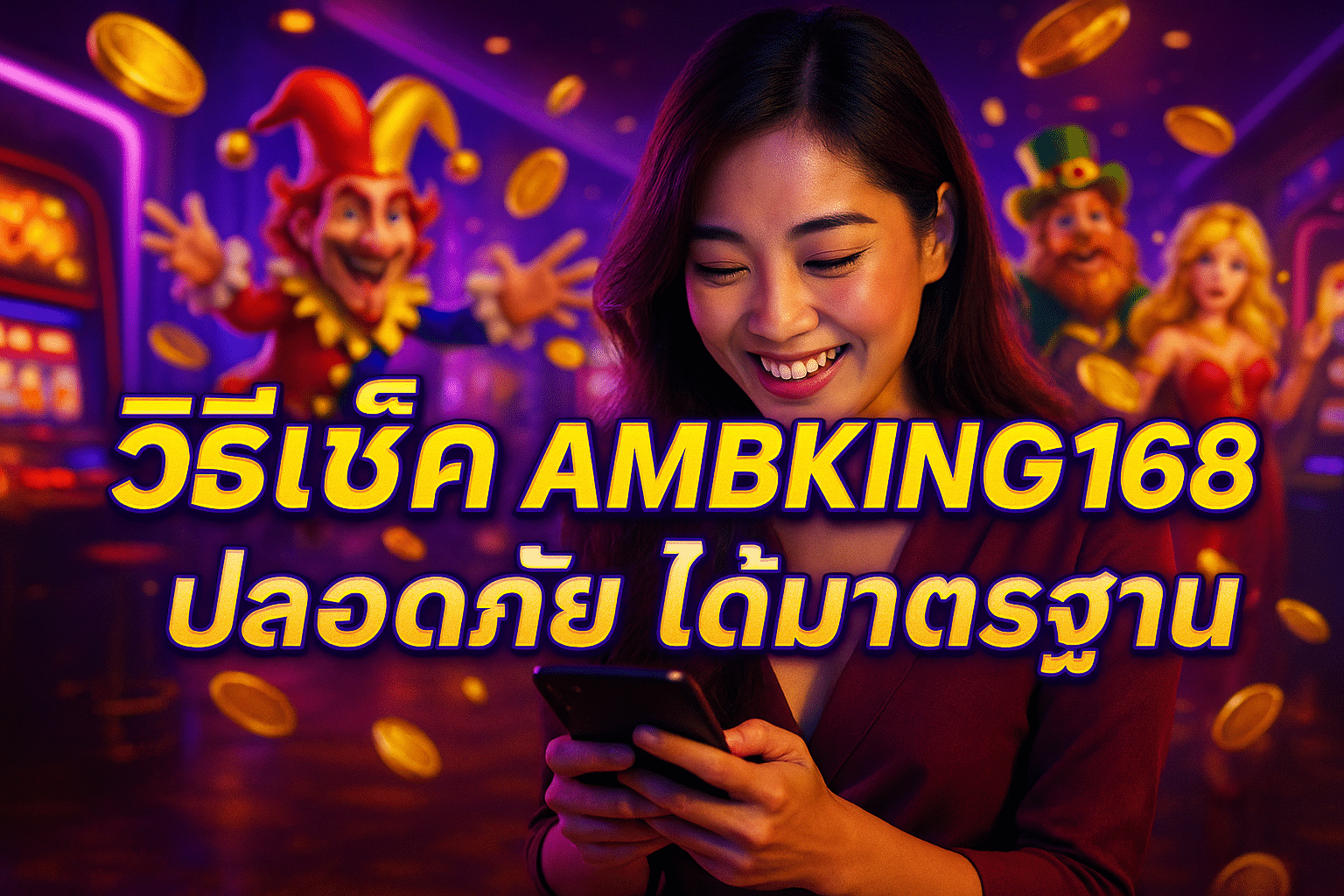 วิธีเช็ค AMBKING168 ปลอดภัย ได้มาตรฐาน